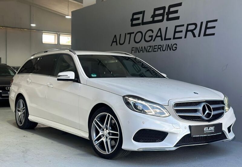 Weiß Gebraucht 2013 Mercedes E250 AMG line Kombi | 17.800 € (Fairer Preis) - Bild 1/4