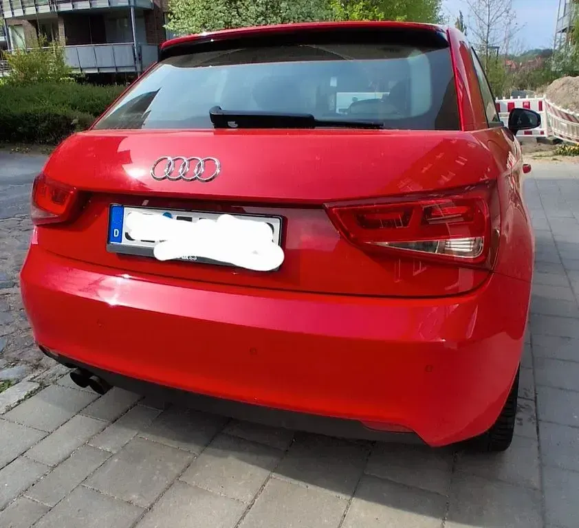 Brugt Audi A1 Attraction 122 HK (89 kW) 2013 Rød Hatchback
