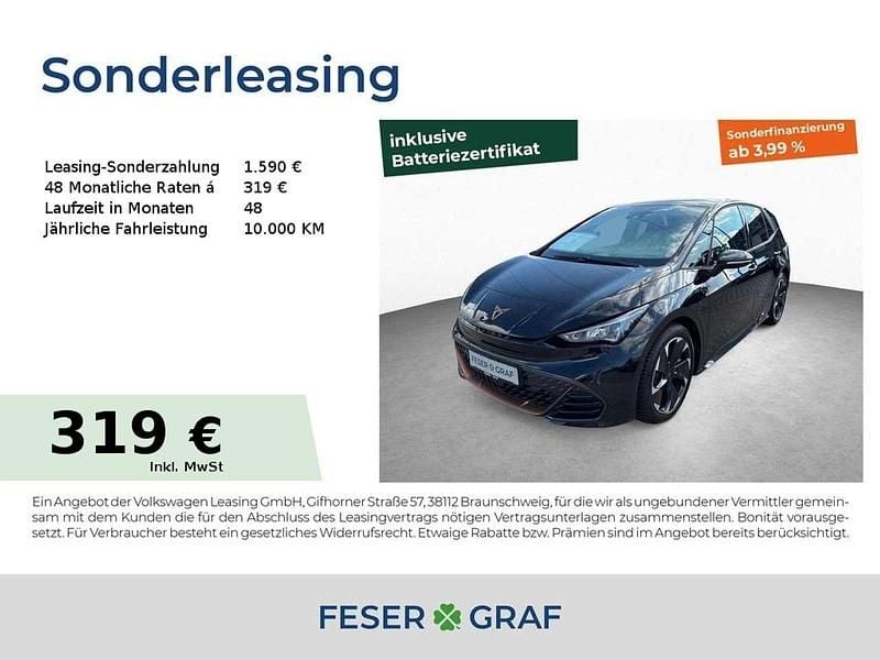 Deep schwarz Gebraucht 2024 Cupra Born Kleinwagen | 30.450 € (Superpreis) - Bild 1/3