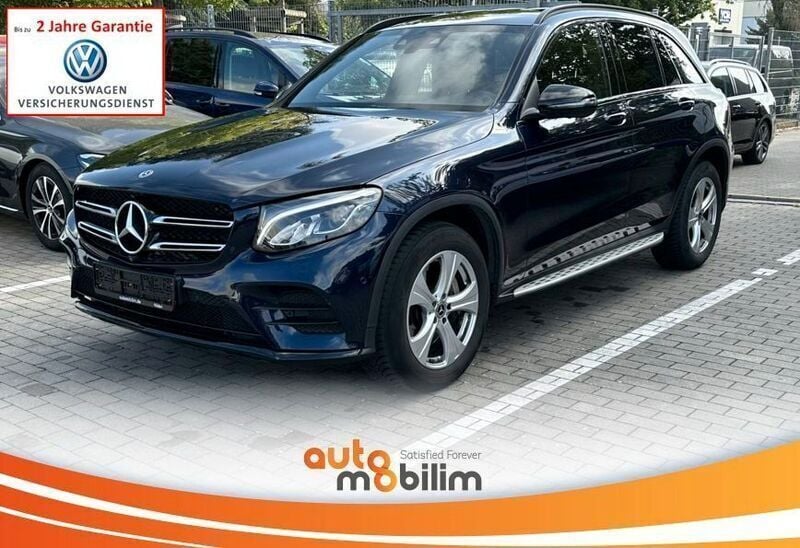 Cavansitblau metalliclack Gebraucht 2019 Mercedes GLC250 AMG line SUV | 28.829 € (Fairer Preis) - Bild 1/4