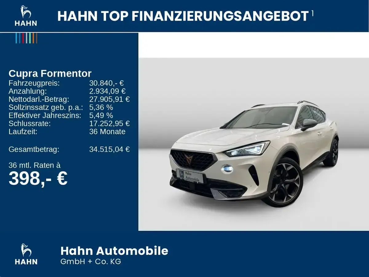 Gebraucht Cupra Formentor VZ 310 PS (228 kW) 2024 "candy" weiss SUV