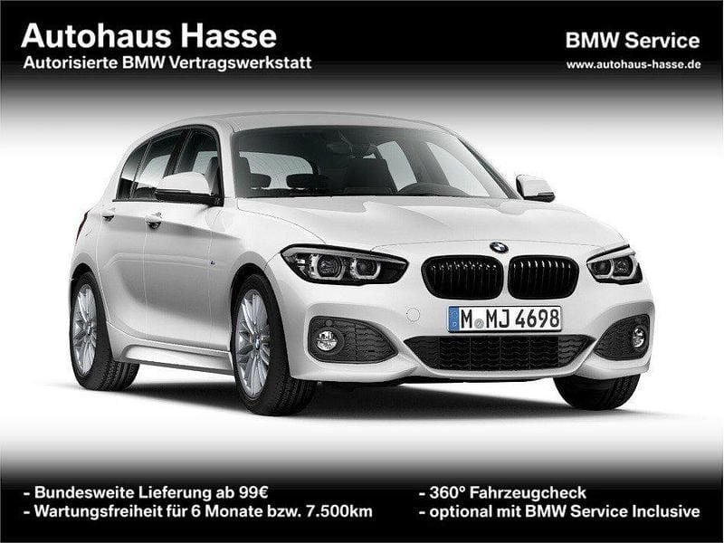 Weiß Gebraucht 2019 BMW 118 Shadowline Kleinwagen | 14.890 € (Superpreis) - Bild 1/4
