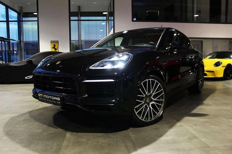 Schwarz Gebraucht 2022 Porsche Cayenne E-Hybrid Coupe Sport Coupé | 90.900 € (Fairer Preis) - Bild 1/4