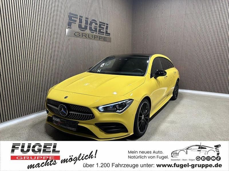 Sonnengelb unilack Gebraucht 2019 Mercedes CLA220 Shooting Brake AMG Kombi | 29.999 € (Fairer Preis) - Bild 1/4