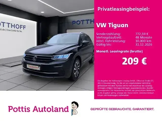 Gebraucht VW Tiguan Active 150 PS (110 kW) 2022 SUV