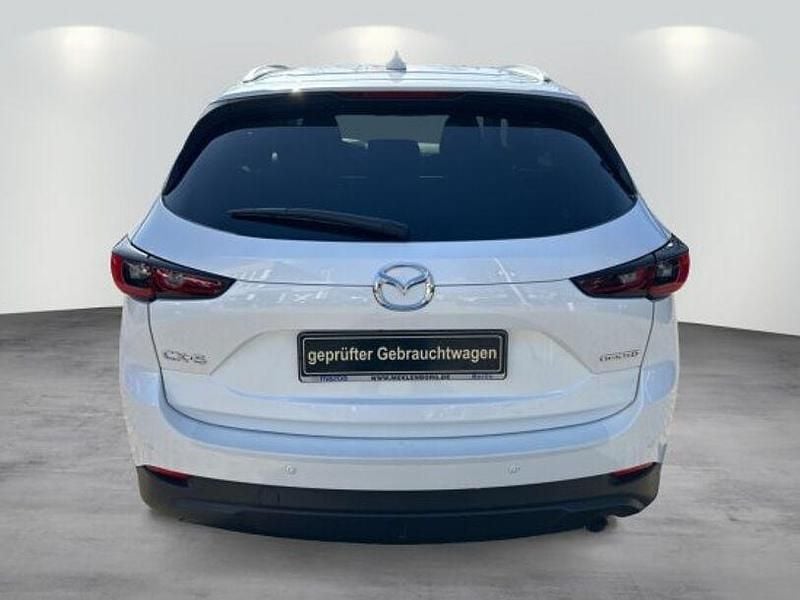 Gebraucht Mazda CX-5 Exclusive-Line 150 PS (110 kW) 2022 Satinweiss metallic SUV