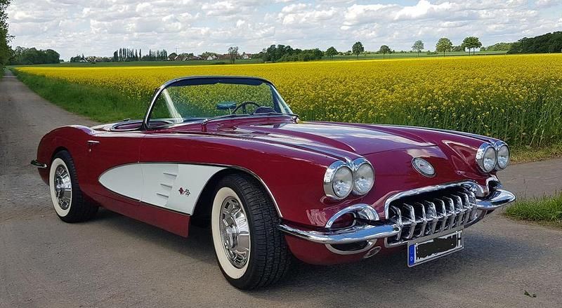 Rot Gebraucht 1959 Corvette C1 Cabrio | 110.000 € - Bild 1/4