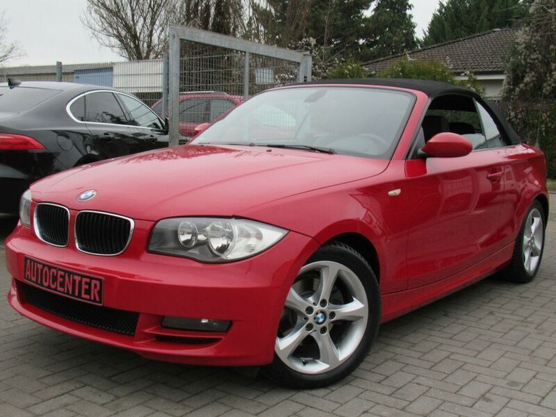 Rot Gebraucht 2008 BMW 118 Cabriolet Sport Line Cabrio | 6.750 € (Fairer Preis) - Bild 1/4