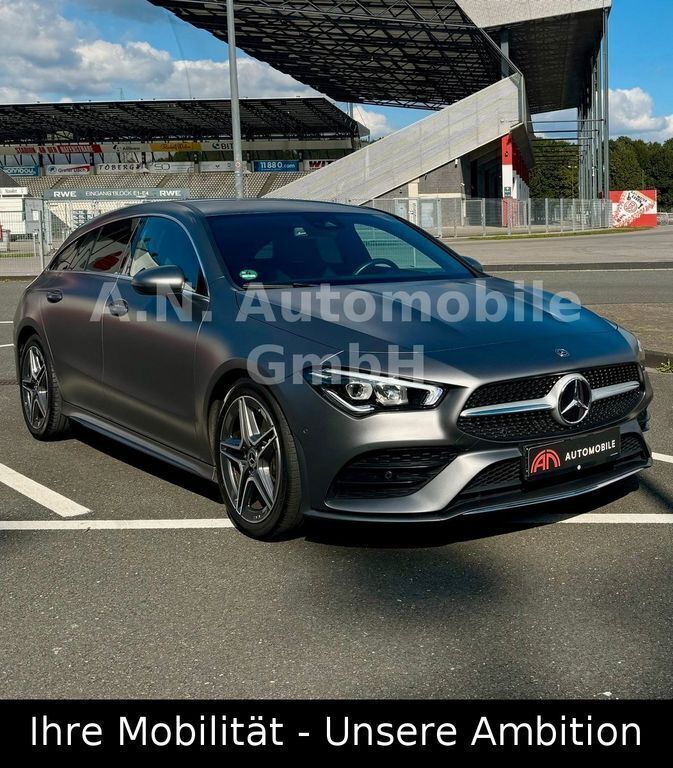 Grau Gebraucht 2020 Mercedes CLA180 Shooting Brake AMG line Kombi | 24.900 € (Fairer Preis) - Bild 1/4