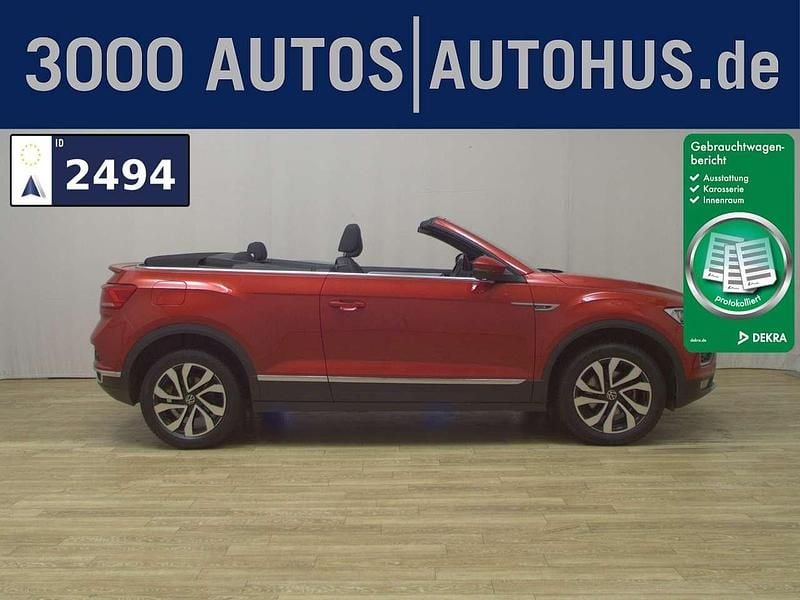 Kings red (metallic) Gebraucht 2021 VW T-Roc Cabriolet Active Cabrio | 21.680 € (Superpreis) - Bild 1/4