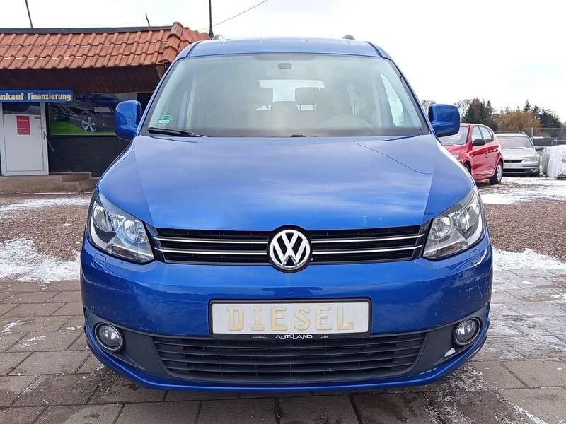Blau Gebraucht 2013 VW Caddy Maxi Van / Kleinbus | 7.499 € (Guter Preis) - Bild 1/4