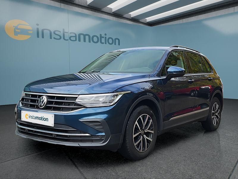 Blau Gebraucht 2022 VW Tiguan SUV | 29.399 € (Fairer Preis) - Bild 1/4