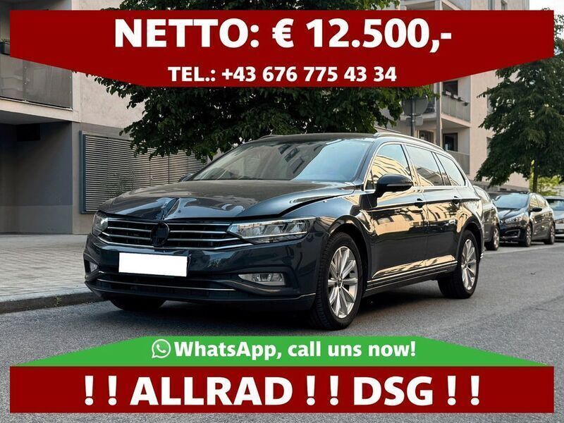 Grau Gebraucht 2021 VW Passat Limousine | 15.000 € (Superpreis) - Bild 1/4