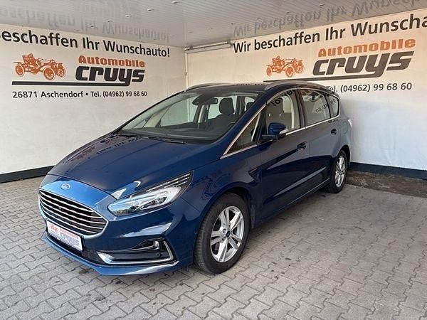 Blau Gebraucht 2021 Ford S-MAX Titanium Van / Kleinbus | 15.900 € (Guter Preis) - Bild 1/4