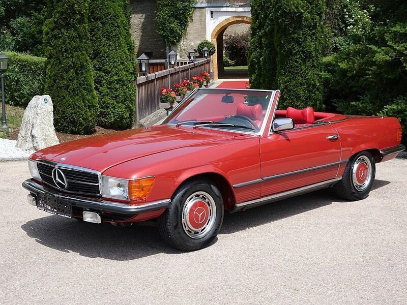Gebraucht Mercedes SL450 218 PS (160 kW) 1976 Rot Cabrio