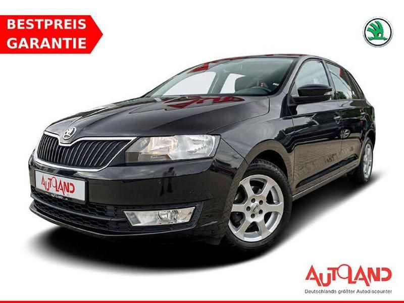 Schwarz Gebraucht 2015 Skoda Rapid Limousine | 9.990 € - Bild 1/4