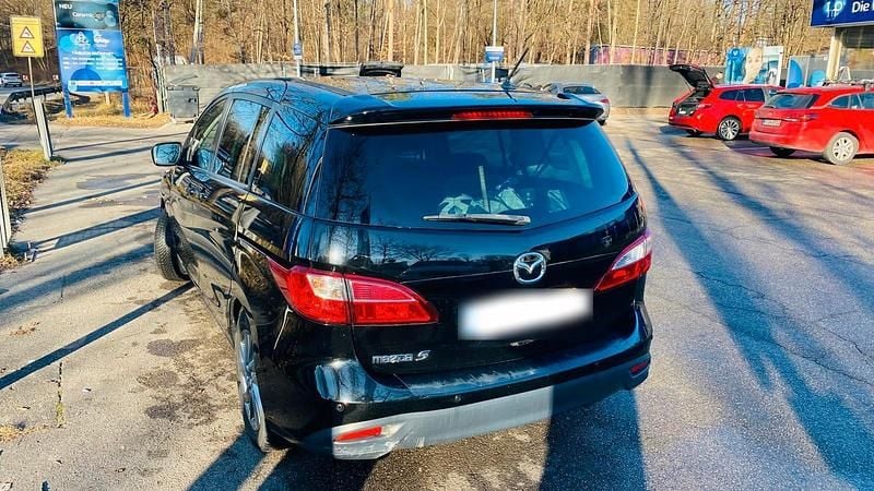 Gebraucht Mazda 5 Edition 116 PS (85 kW) 2012 Schwarz Van / Kleinbus