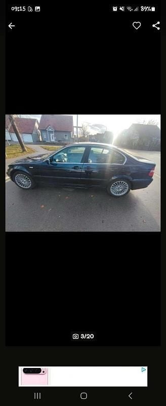 Blau Gebraucht 2003 BMW 320 Limousine | 1.499 € (Superpreis) - Bild 1/4
