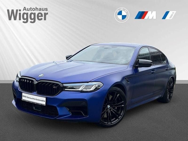 Frozen marina bay blue metalli Gebraucht 2022 BMW M5 Competition Edition Limousine | 58.900 € (Superpreis) - Bild 1/4