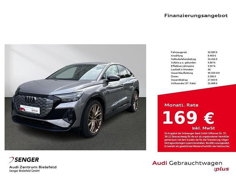 Taifungrau Gebraucht 2022 Audi Q4 Sportback e-tron Ambiente SUV | 32.880 € (Etwas zu teuer) - Bild 1/4