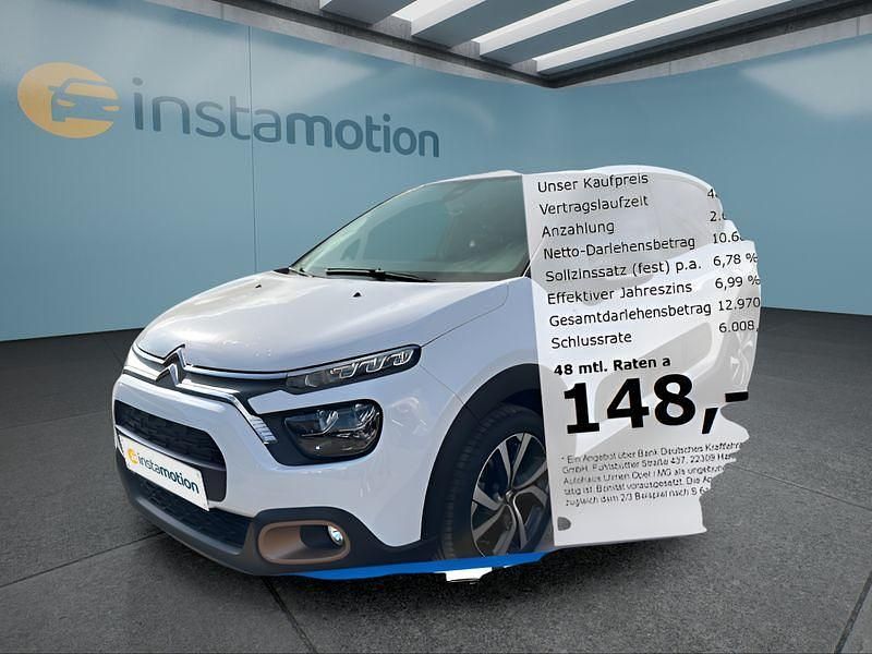 Weiß Gebraucht 2023 Citroën C3 PureTech Kleinwagen | 13.849 € (Fairer Preis) - Bild 1/4