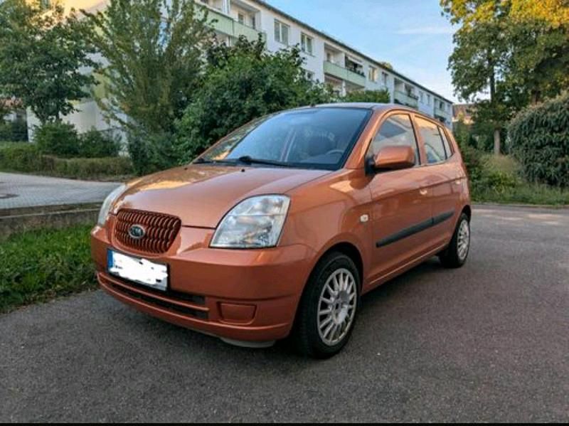 Orange Gebraucht 2007 Kia Picanto Kleinwagen | 2.800 € - Bild 1/4