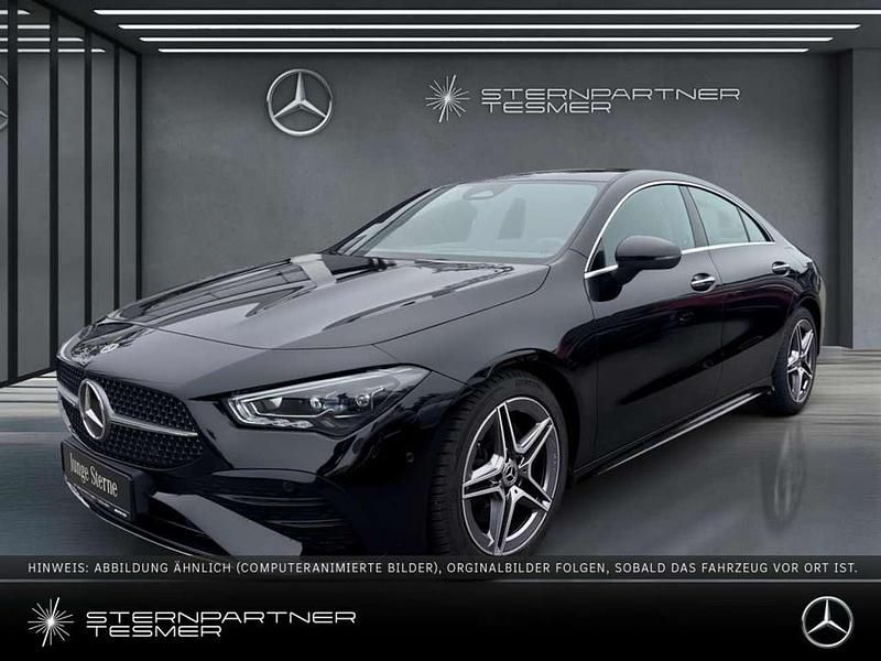 Schwarz Gebraucht 2024 Mercedes CLA200 AMG Coupé | 34.900 € (Fairer Preis) - Bild 1/3