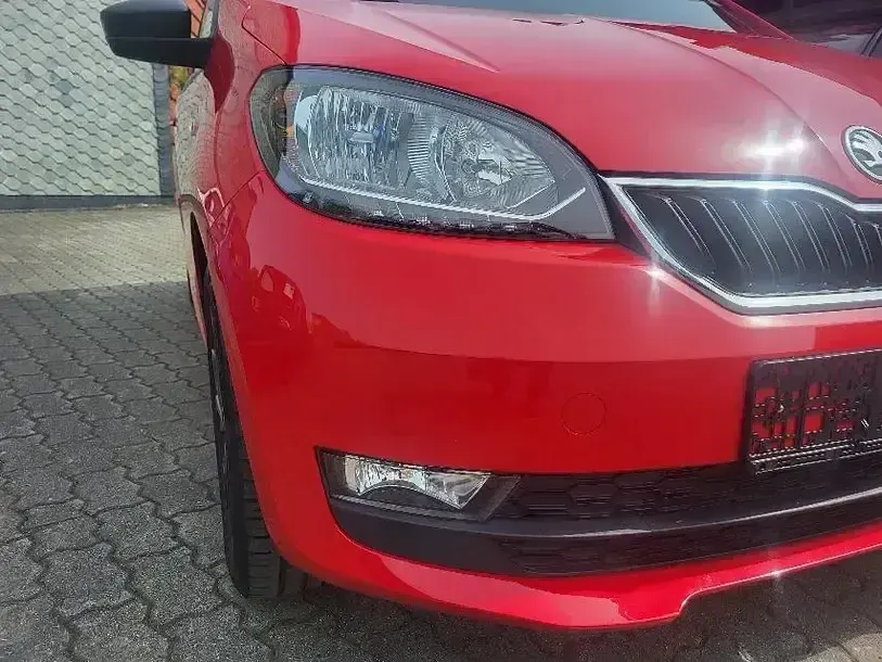 Gebraucht Skoda Citigo Clever 60 PS (44 kW) 2019 Tornadorot/dach schwarz Kleinwagen