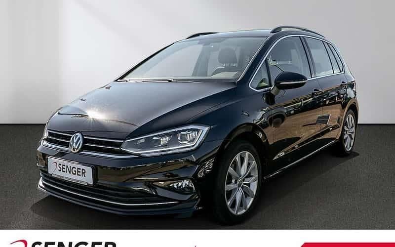 Schwarz Gebraucht 2020 VW Golf Sportsvan Highline Van / Kleinbus | 16.980 € (Fairer Preis) - Bild 1/4