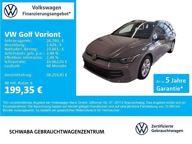Mondsteingrau Gebraucht 2025 VW Golf VIII Life Kombi | 26.290 € (Guter Preis) - Bild 1/4