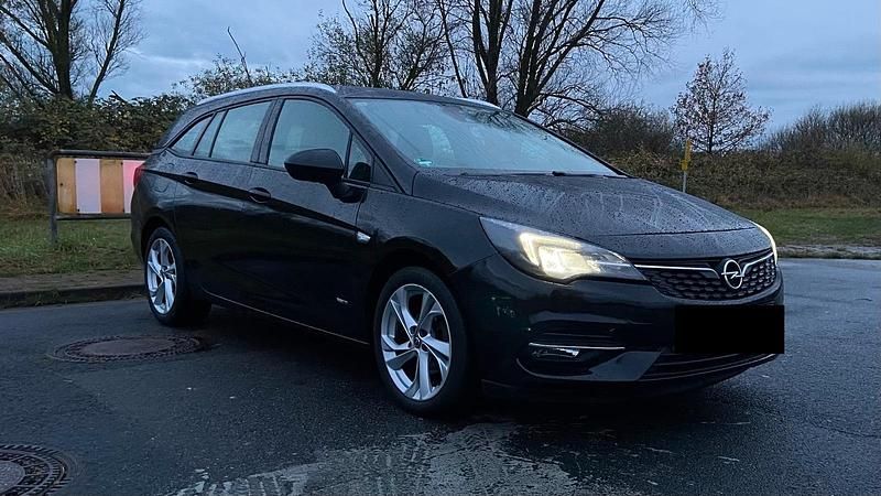 Schwarz Gebraucht 2021 Opel Astra Limousine | 8.700 € (Superpreis) - Bild 1/4