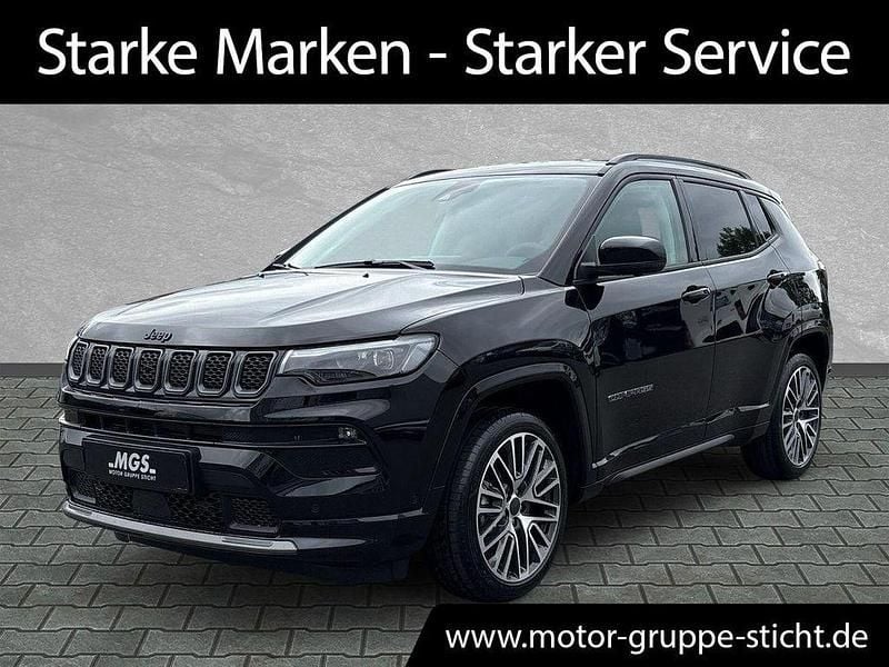 Solid black Neu 2025 Jeep Compass Summit SUV | 35.450 € (Fairer Preis) - Bild 1/4