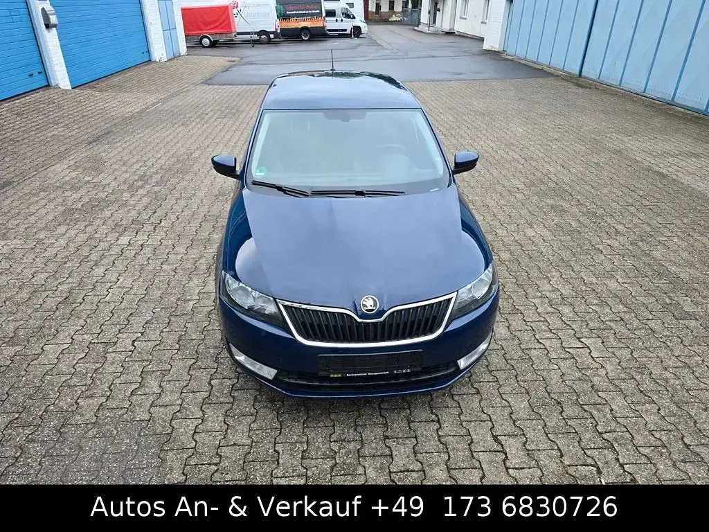 Brugt Skoda Rapid Joy 116 HK (85 kW) 2016 Blå Hatchback