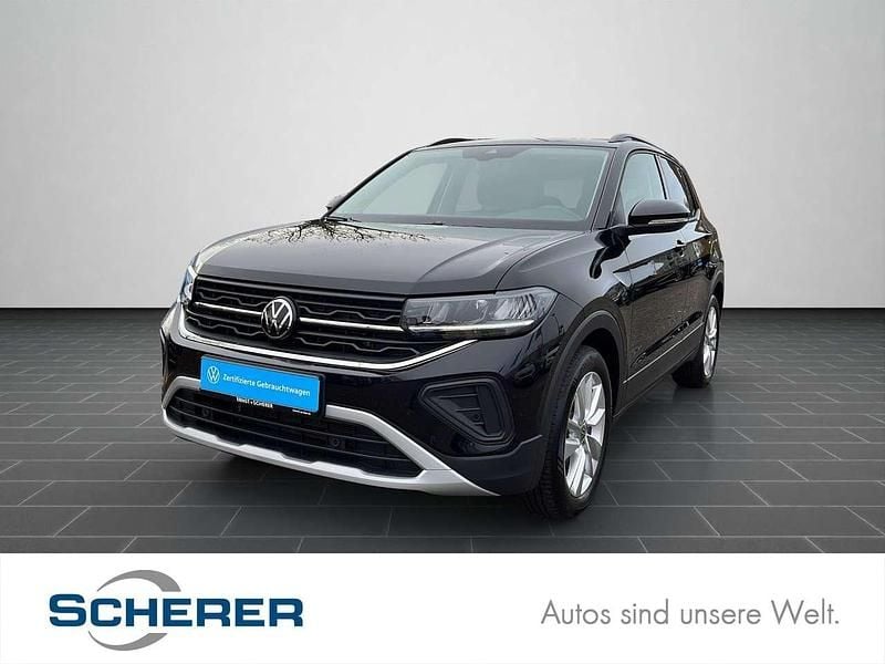 Deep black perleffekt (metallic) Gebraucht 2025 VW T-Cross Life SUV | 23.700 € (Guter Preis) - Bild 1/4