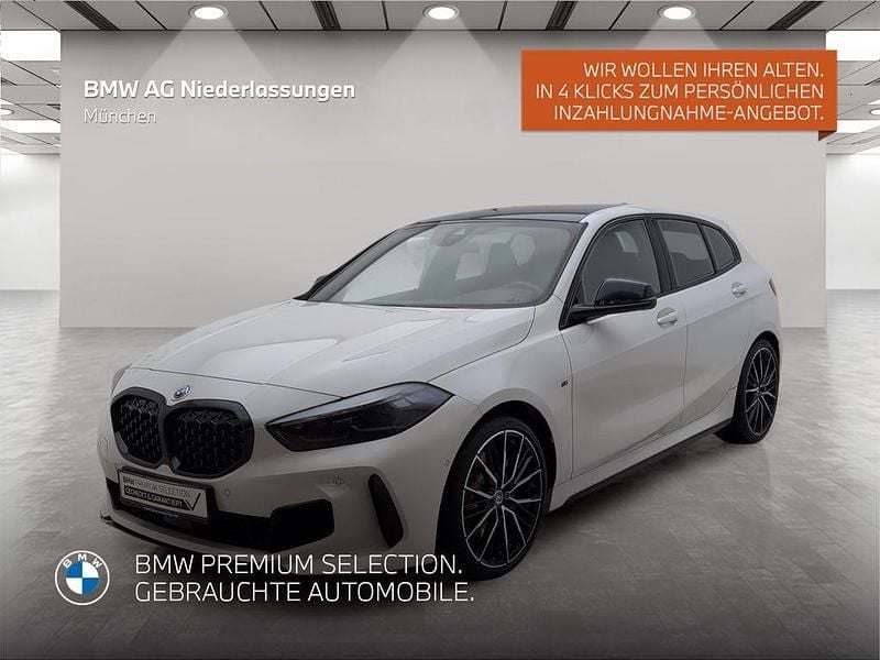 Weiß Gebraucht 2022 BMW M135 Performance Kleinwagen | 33.509 € (Fairer Preis) - Bild 1/4