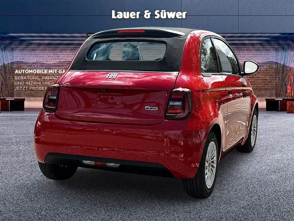 Neu Fiat 500e Pop 86 kW (118 PS) 2026 Rot Cabrio