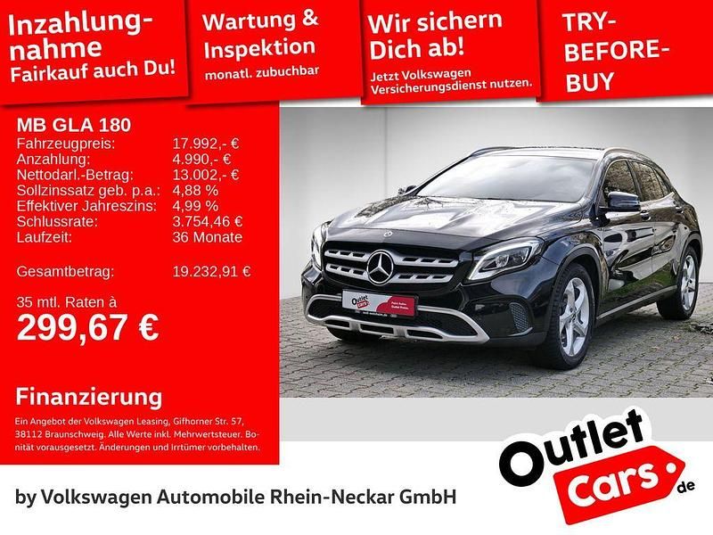 Schwarz Gebraucht 2019 Mercedes GLA180 SUV | 17.992 € (Fairer Preis) - Bild 1/3