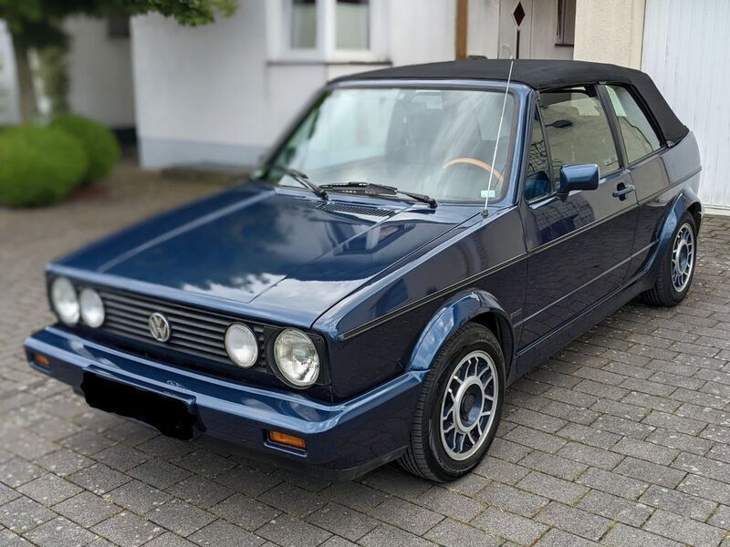 Blau Gebraucht 1991 VW Golf Cabriolet Cabrio | 15.499 € - Bild 1/4