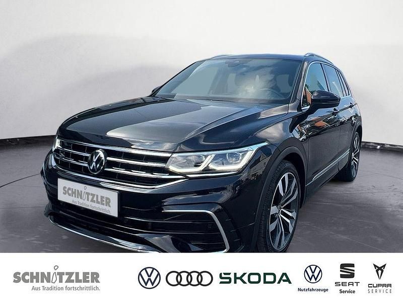 Schwarz Gebraucht 2022 VW Tiguan R-line SUV | 35.950 € (Fairer Preis) - Bild 1/4