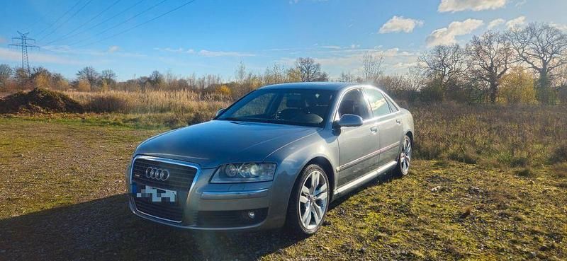 Grau Gebraucht 2008 Audi A8L Sport Limousine | 6.950 € (Superpreis) - Bild 1/4
