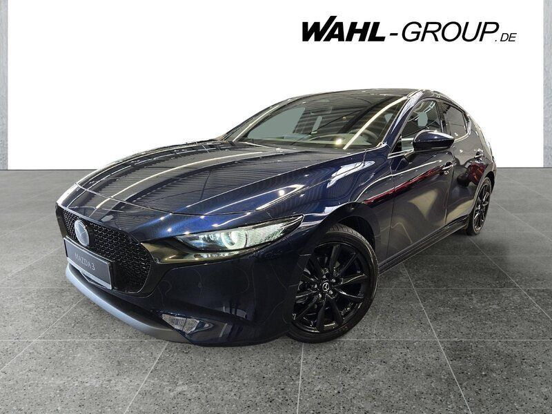 Blau Gebraucht 2025 Mazda 3 Exclusive-Line Limousine | 29.990 € (Fairer Preis) - Bild 1/4