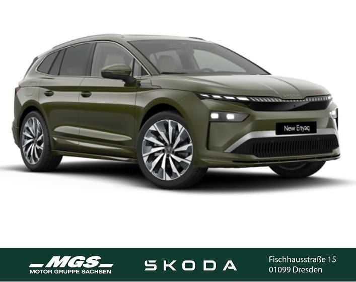 Olibogrün metallic Neu 2025 Skoda Enyaq iV LAURIN & KLEMENT SUV | 55.990 € (Etwas zu teuer) - Bild 1/4