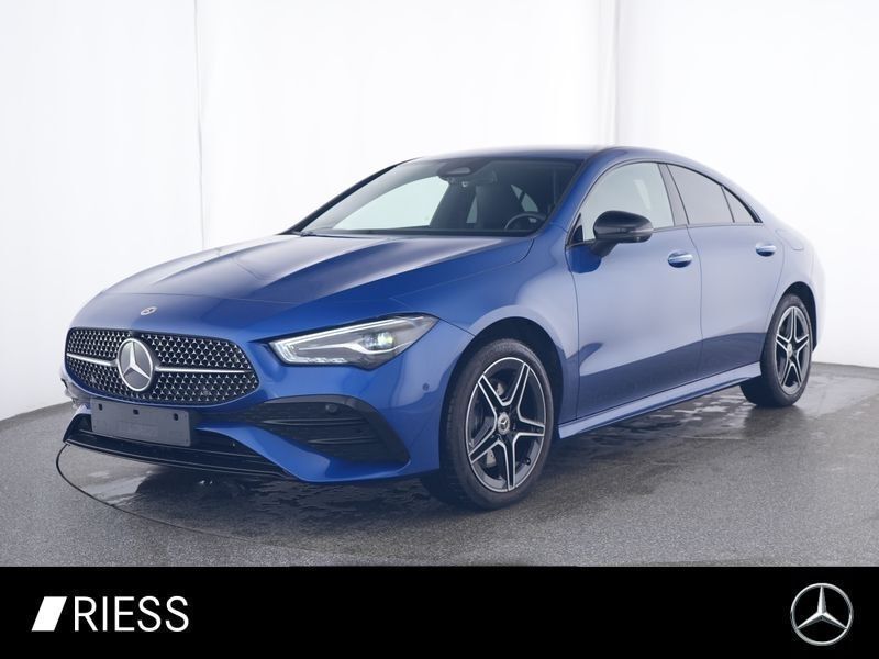 Metalliclack spektralblau Gebraucht 2023 Mercedes CLA250e AMG Limousine | 34.900 € (Guter Preis) - Bild 1/4