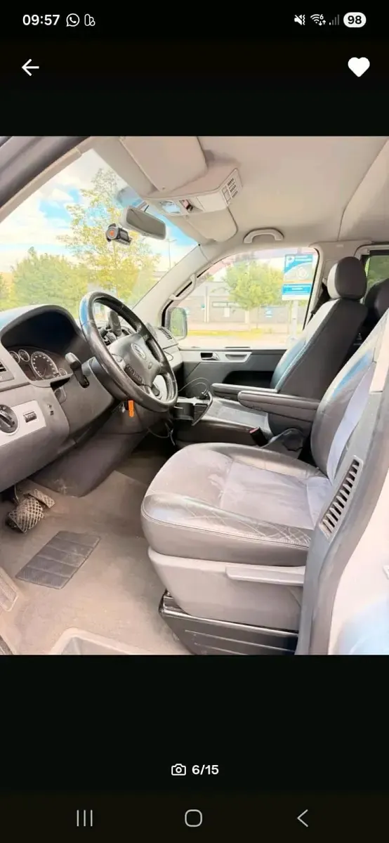 Gebraucht VW Multivan 130 PS (95 kW) 2007 Silber Van / Kleinbus