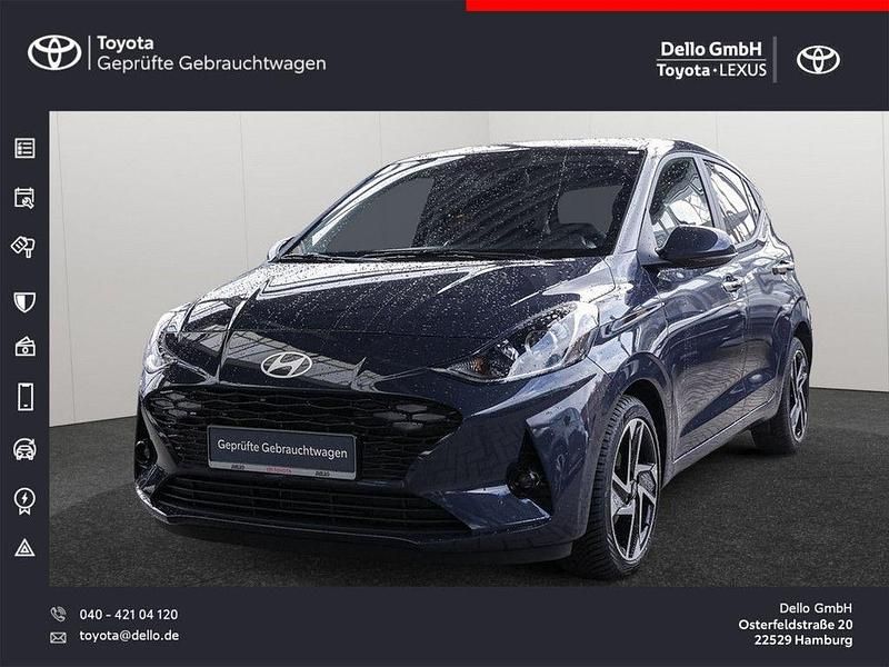 Blau Gebraucht 2023 Hyundai i10 Kleinwagen | 16.990 € (Fairer Preis) - Bild 1/4