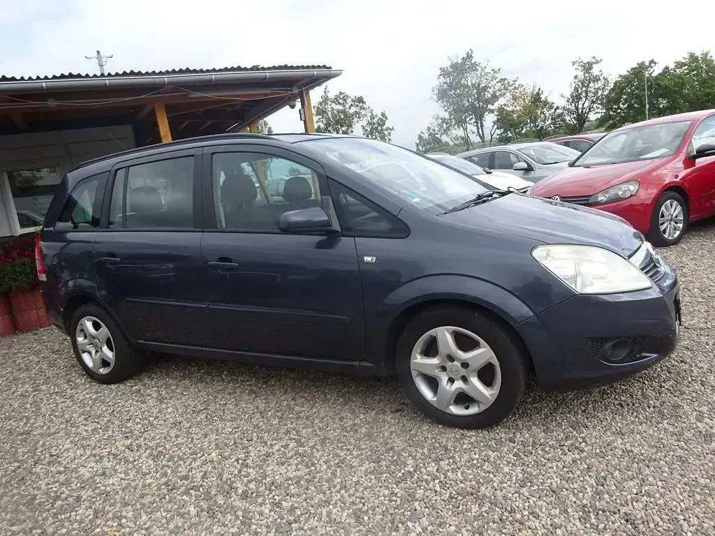 Gebraucht Opel Zafira Edition 120 PS (88 kW) 2008 Blau Van / Kleinbus