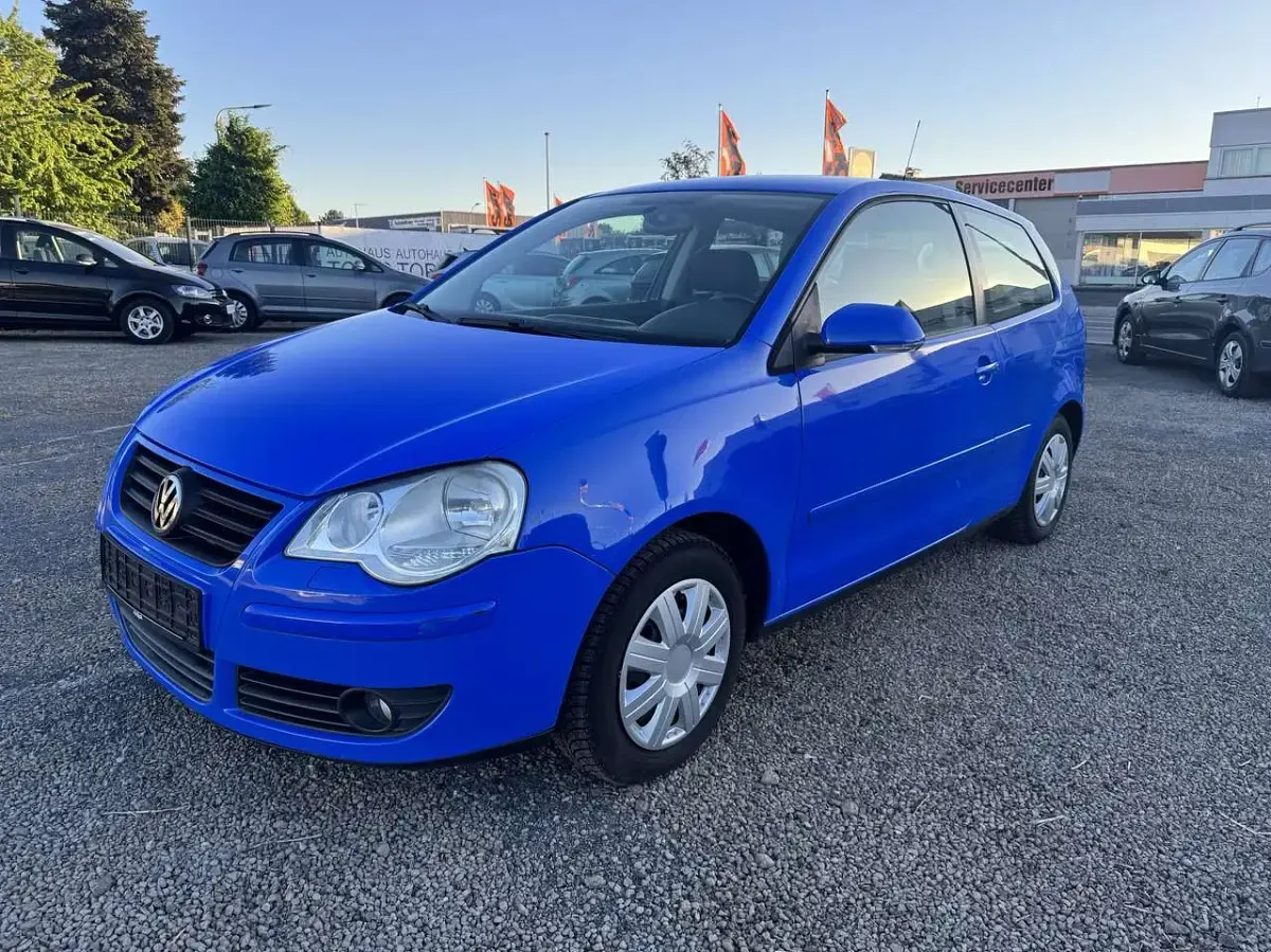 Second-hand VW Polo 54 CP (39 kW) 2007 Albastru Hatchback