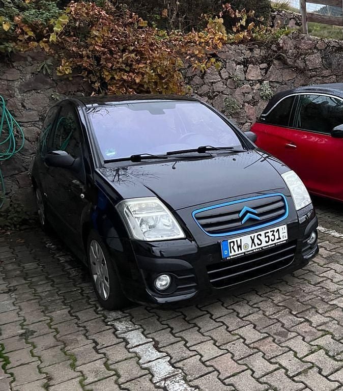 Gebraucht Citroën C2 Style 73 PS (53 kW) 2009 Schwarz Kleinwagen
