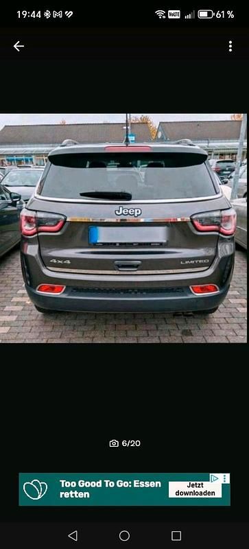 Gebraucht Jeep Compass 170 PS (125 kW) 2019 Grau SUV
