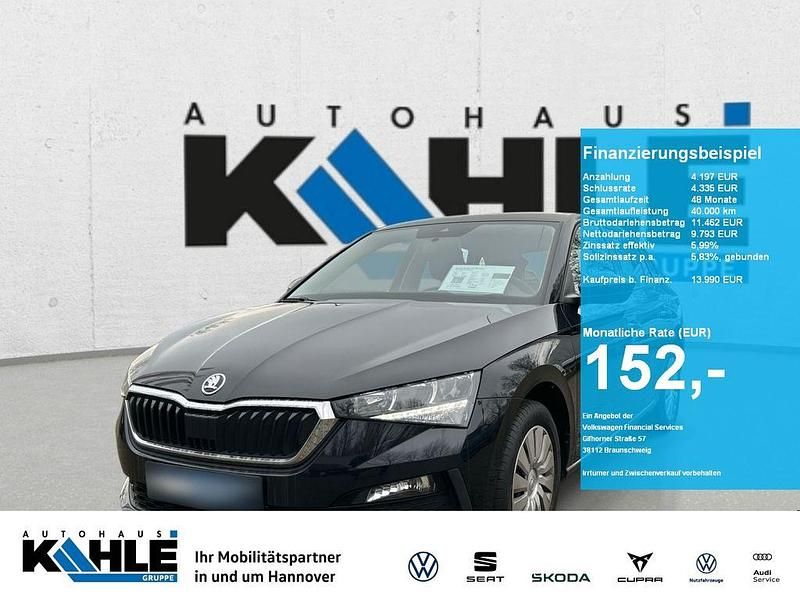 Schwarz Gebraucht 2021 Skoda Scala Cool Plus Kleinwagen | 13.490 € (Fairer Preis) - Bild 1/4
